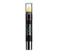 Moon Glow Neon UV Paint Stick Body Pastello per viso e corpo, Giallo pastello