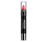 Moon Glow Neon UV Paint Stick Body Pastello per viso e corpo, Rosa intenso, 1 conteggio (confezione da 1)