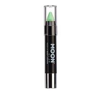 Moon Glow Neon UV Paint Stick Body Pastello per viso e corpo, Verde pastello, 3,5 g