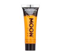 Moon Glow Pittura per viso e corpo che si illumina al buio - Fosforescente - Charge to Glow, Arancia, 12 ml (confezione da 1)