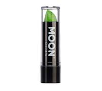 Moon Glow Rossetto Neon UV Glitter - Rossetto colorato al neon brillante - Si illumina ai raggi UV, Verde, 1 conteggio (confezione da 1)