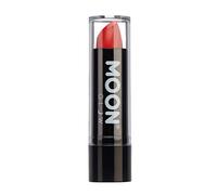 Moon Glow Rossetto Neon UV - Rossetto colorato al neon brillante - Si illumina sotto i raggi UV, Rosso intenso, 1 conteggio (confezione da 1)