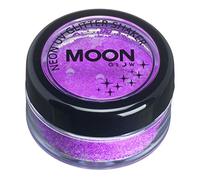 Moon Glow Shaker con glitter UV al neon: brilla brillantemente sotto l'illuminazione UV, Viola, 5 g