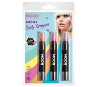 Moon GlowIntense Neon UV Pastelli per il Corpo Misura Confezione 3 (SM2681)