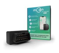 MOON GPS Tracker OBD per Macchina e Moto - Pronto all'Uso con abbonamento 12 Mesi Inclusi, Montaggio facile e Registrazione Veloce