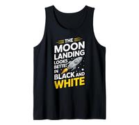 Moon Landing Hoax Conspiracy Fake Cover-Up bufala lunare Canotta
