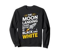 Moon Landing Hoax Conspiracy Fake Cover-Up bufala lunare Felpa