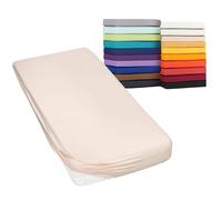 Moon - Lenzuolo con angoli elasticizzati Classic per materassi ad acqua, letti contenitore e Boxspring, 160 g/m², 90 x 200 cm/100 x 220 cm, in lino