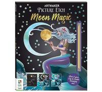 Moon Magic Picture Etch Book | Scratch Art Craft for Adults | Mindfulness and Relaxation