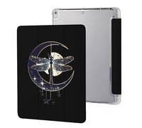 Moon Nature Insect Dragonfly Cute Custodia protettiva compatibile per iPad Pro (10,5 pollici) /iPad Air3 (10,5 pollici) Custodia protettiva a tre ante per tablet antiscivolo