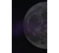 Moon Notebook - Full Moon Musings: A 111 - Page Journal for Reflection and Intention.: Full moon design with mystic background