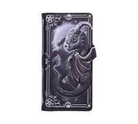 Moon of Lucifly Portamonete, motivo goffrato, 10 cm x 3 cm x 19 cm