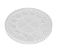 Moon Phase Tray Mold, Silicone Resin Casting Mold for Lunar Eclipse Crescent Crafts, Flexible Reusable Resin Mold with Smooth Interior for DIY Jewelry and Home Decoration