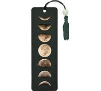 Moon Phases Beaded Bookmark