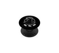 Moon Phases Witch Black Cat Pagan Wicca Wiccan Halloween PopSockets PopGrip Adesivo