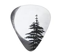 Moon Pine Tree: i 12 plettri per chitarra includono tre plettri: sottili, medi e pesanti. Adatto per chitarre elettriche, acustiche e bassi di tutte le forze