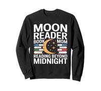 Moon Reader Book La Mamma Legge Oltre la Mezzanotte Felpa