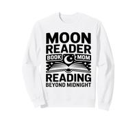 Moon Reader Book La Mamma Legge Oltre la Mezzanotte Felpa
