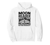 Moon Reader Book La Mamma Legge Oltre la Mezzanotte Felpa con Cappuccio