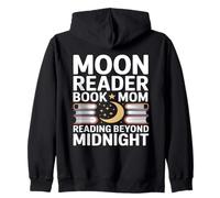 Moon Reader Book La Mamma Legge Oltre la Mezzanotte Felpa con Cappuccio