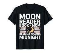 Moon Reader Book La Mamma Legge Oltre la Mezzanotte Maglietta