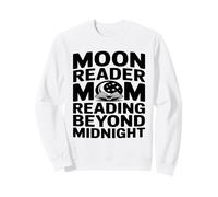 Moon Reader Mamma Leggere Oltre Mezzanotte Felpa
