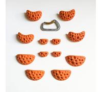 Moon Rock Climbing tiene facile da afferrare, per pareti da arrampicata domestiche e set di altalene. Positivo in brocche tagliate ideali per i bambini. Doppia consistenza, ecologico, non tossico