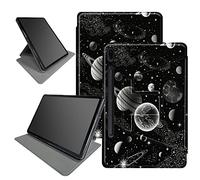 Moon Space Custodia per Samsung Galaxy Tab S8 Plus 2022/S7 FE 2021/S7 Plus 2020 12,4 pollici, supporto pieghevole girevole a 360 gradi con angoli di visualizzazione multipli custodia con auto sleep