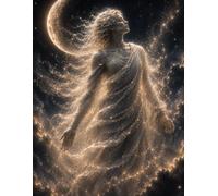 Moon Spirit Notebook - Fine Art Celestial Journal for Dreamers: A Cinematic Portrait Inspired by Moonlight, Silence and the Mystery of the Night Sky