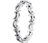 Moon sterling silver ring