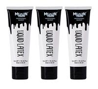 Moon Terror Lattice liquido ProFX | Trucco SFX per Halloween, funziona con sangue finto e pittura per il viso | Trucco per effetti speciali, Bianco, 50mlx3
