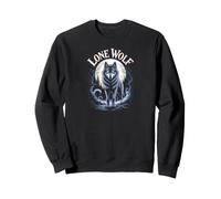Moon Wolf Wildlife Moonlight Felpa