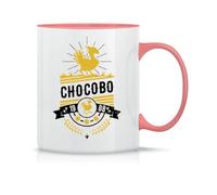 Moonai Chocobo Tazza da Tè da Caffè in Ceramica Classica Magica Bianca Nera Rosa 330ml