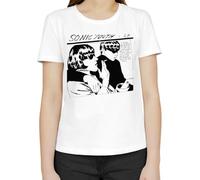 Moonai Goo Sonic Youth T-Shirt Classica da Donna Girocollo Maniche Corte Large