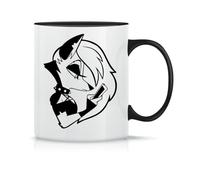 Moonai Helluva Boss Loona Phone Tazza da Tè da Caffè in Ceramica Classica Magica Bianca Nera Rosa 330ml