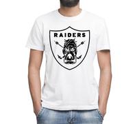 Moonai Tusken Raider Raiders T-Shirt Bianco Classica da Uomo Girocollo Maniche Corte Large