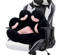 MOONBEEKI Cuscino a forma di zampa di gatto, comodo cuscino in peluche a forma di kawaii, per sedia da gamer, 71,1 x 61 cm, per pavimento accogliente, sedia kawaii, regalo per ragazza, lavoro, sala da