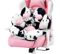 MOONBEEKI Cuscino a forma di zampa di gatto, comodo, kawaii, in peluche, per sedia da gamer, 71,1 x 61 cm, accogliente, per pavimento, carino sedile kawaii, regalo per ragazza, sala da pranzo, camera