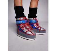 Moonboot - Icon Low Space Racing - Stivali da neve argento 35-38