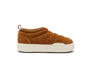 Moonboot - Pantofole imbottite - Moon Boot Park Soft Suede Cognac - Taglia 38 - Marrone