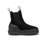 Moonboot - Stivali imbottiti - Moon Boot Luna Chelsea Suede Black per Donne in Pelle - Taglia 39 - Nero