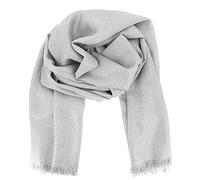 moonbow Stola Donna Cerimonia Brillante 90% Viscosa Argento - Sciarpa da Matrimonio Grande Fili d'argento Chic e Leggera - Maxi Foulard Lungo e Rettangolare 210cm x 100cm - Originale e Elegante