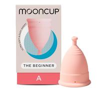 Mooncup® Coppetta mestruale per principianti, riutilizzabile, inserto ultra morbido e facile da usare, taglia A, età superiore a 30 anni o post parto vaginale (confezione da 1)