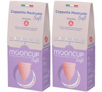 Mooncup Coppetta Mestruale Soft Rosa Taglia A 2x1 St