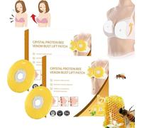 Moondor - Cerotti naturali per la crescita del seno, cerotti naturali per la crescita del seno, cerotti naturali nutrienti e idratanti, traspiranti, senza tracce e anti-cedimento (2 scatole)