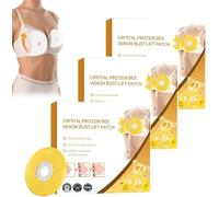 Moondor - Toppa per sollevamento busto, con proteine di cristallo e veleno d'api, patch Lovilds per il seno, patch per migliorare il seno, cerotti naturali nutrienti e idratanti per il seno (3