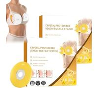 Moondor - Toppa per sollevamento busto, con proteine di cristallo e veleno d'api, patch Lovilds per il seno, patch per potenziamento del seno Dyceco, patch per il sollevamento verticale del seno,
