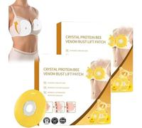 Moondor - Toppa per sollevamento busto, con proteine di cristallo e veleno d'api, patch Lovilds per migliorare il rilassamento, cerotti naturali nutrienti e idratanti per il seno (2 scatole)