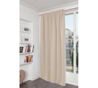 MOONDREAM DecibelControl™ 3in1 Tenda antirumore | Acustico | Termico inverno+estate | 100% oscurante | Tecnologia patentata | Prodotto in UE | Velluto | Fascia arricciatenda | Beige MC15 | ?ASizes? cm