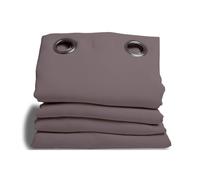 Moondream DecibelControl™ 3in1 Tenda antirumore | Isolamento Acustico | Termico Inverno+Estate | 100% Oscurante | Tecnologia brevettata | Prodotto in UE | Occhiello | Grigio MC7305 | 140L x 260A cm